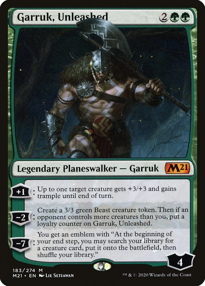 Garruk, Unleashed (Core Set 2021) - Magic: The Gathering in TCG Land