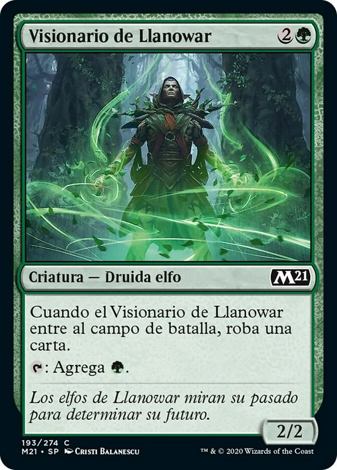 Visionario de Llanowar (Core Set 2021) - Magic: The Gathering in TCG Land