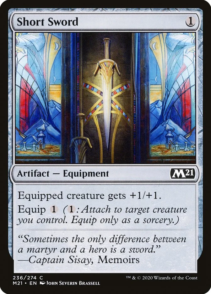 Short Sword (Core Set 2021) - Magic: The Gathering in TCG Land