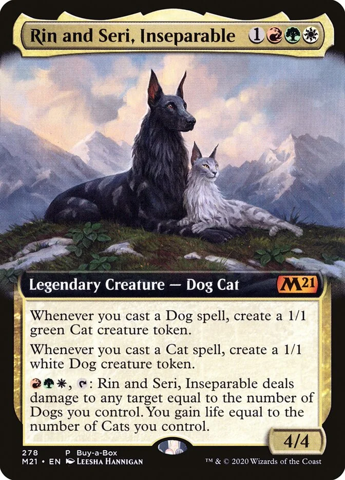 Rin and Seri, Inseparable (Core Set 2021) - Magic: The Gathering in TCG Land