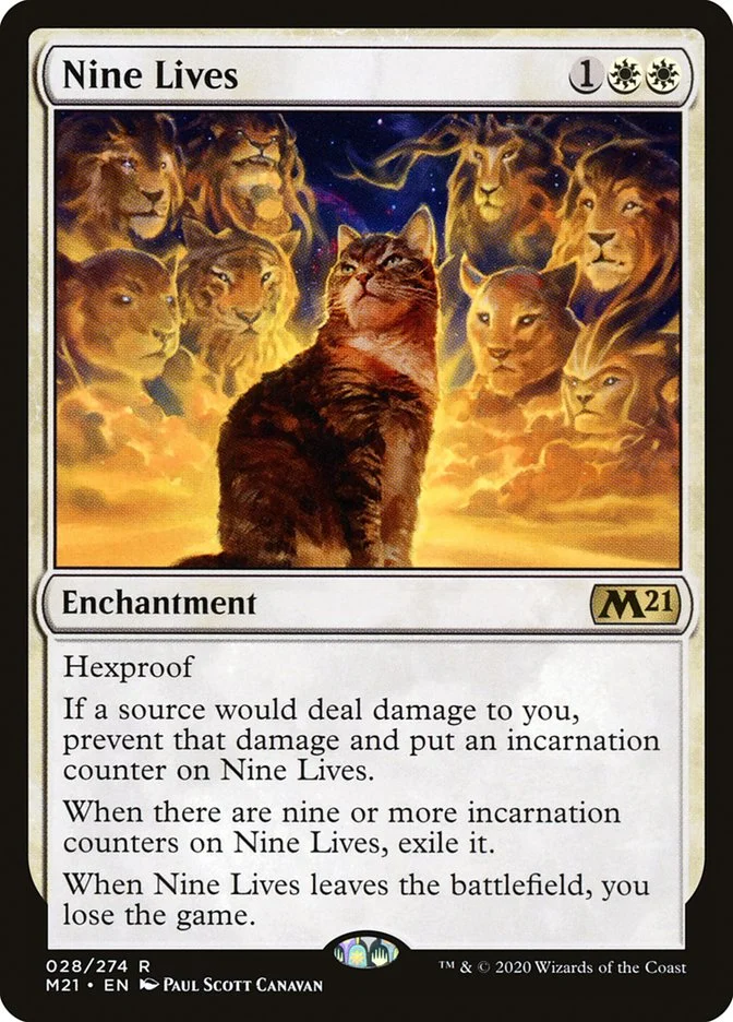 Nine Lives (Core Set 2021) - Magic: The Gathering in TCG Land