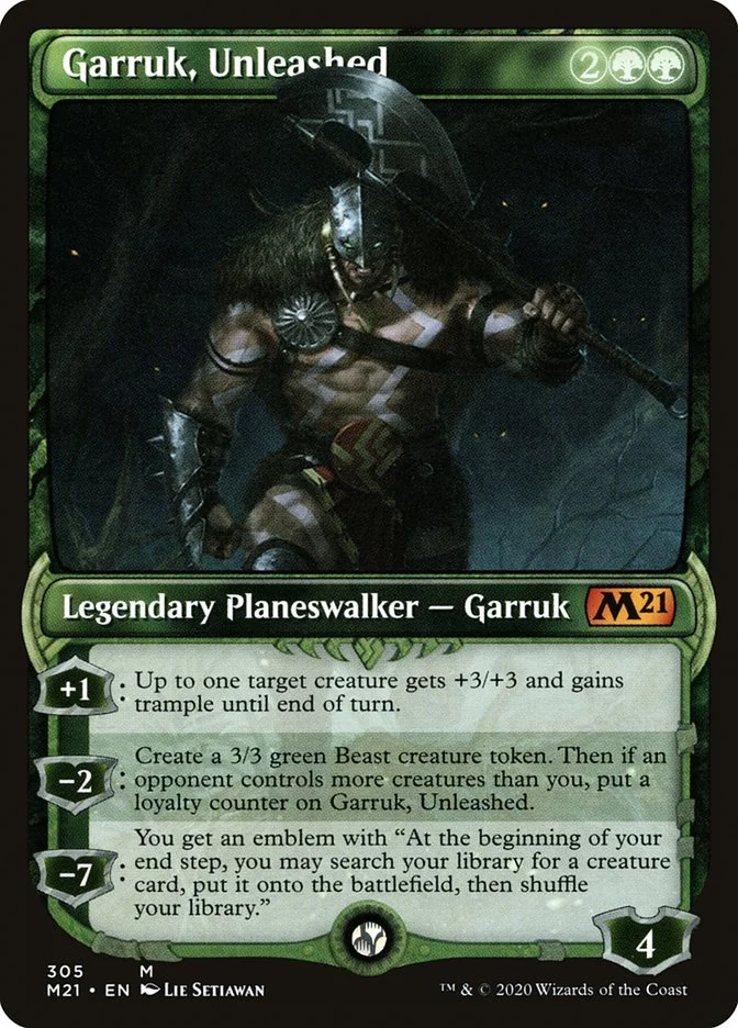 Garruk, Unleashed (Core Set 2021) - Magic: The Gathering in TCG Land