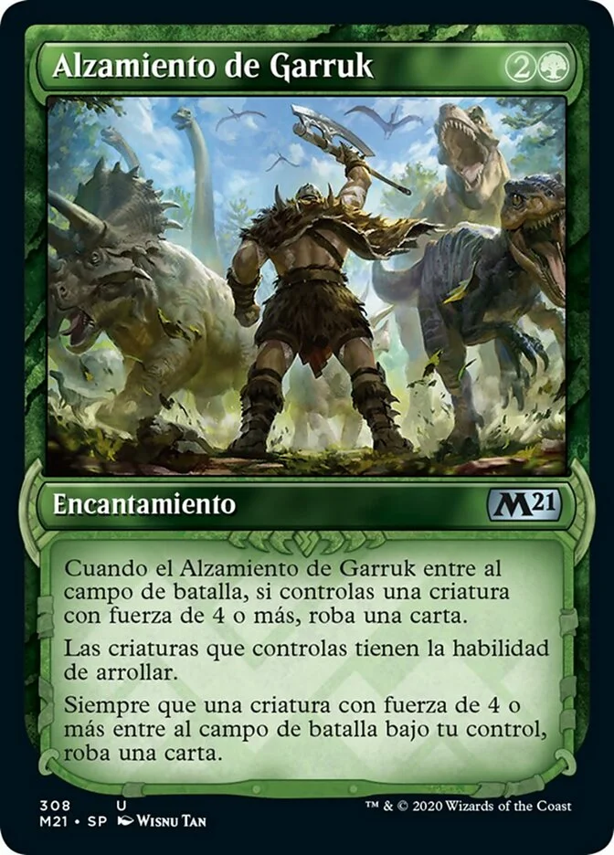 Alzamiento de Garruk (Core Set 2021) - Magic: The Gathering in TCG Land