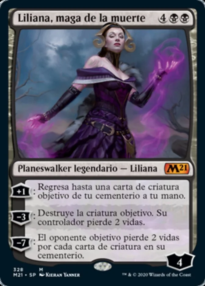 Liliana, maga de la muerte (Core Set 2021) - Magic: The Gathering in TCG Land