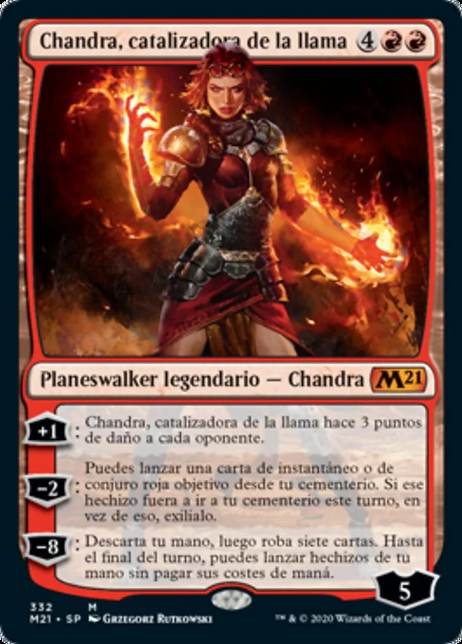 Chandra, catalizadora de la llama (Core Set 2021) - Magic: The Gathering in TCG Land