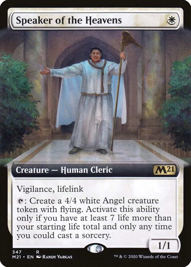 Speaker of the Heavens (Core Set 2021) - Magic: The Gathering in TCG Land