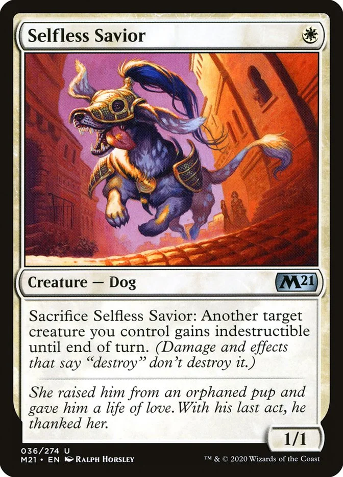 Selfless Savior (Core Set 2021) - Magic: The Gathering in TCG Land