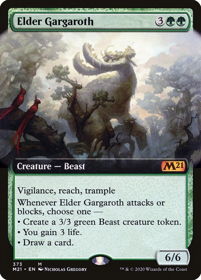 Elder Gargaroth (Core Set 2021) - Magic: The Gathering in TCG Land