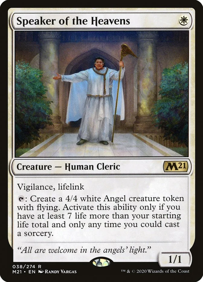 Speaker of the Heavens (Core Set 2021) - Magic: The Gathering in TCG Land