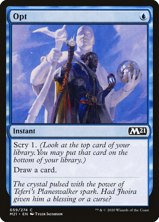 Opt (Core Set 2021) - Magic: The Gathering in TCG Land