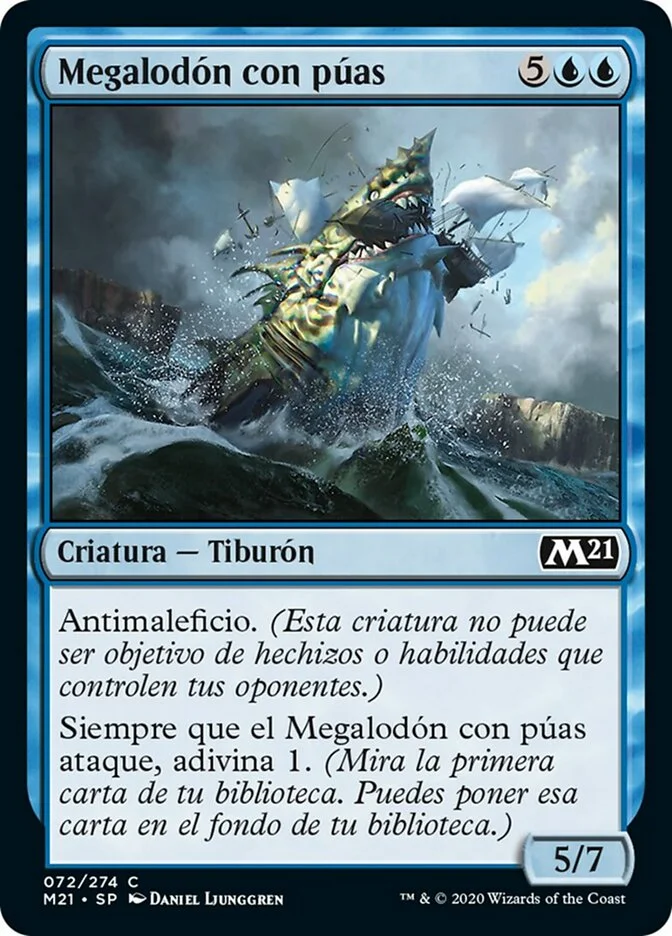 Megalodón con púas (Core Set 2021) - Magic: The Gathering in TCG Land
