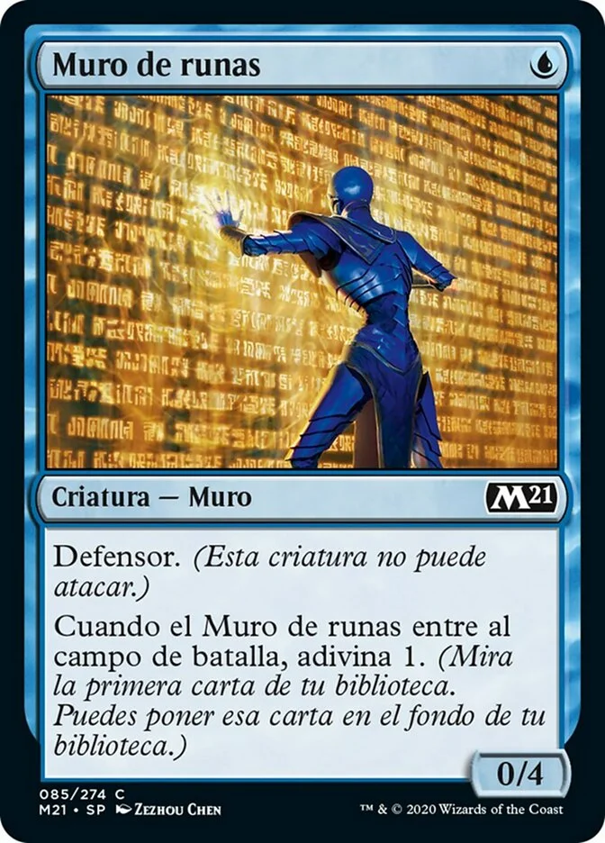 Muro de runas (Core Set 2021) - Magic: The Gathering in TCG Land