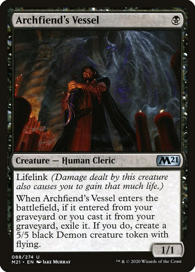Archfiend's Vessel (Core Set 2021) - Magic: The Gathering in TCG Land