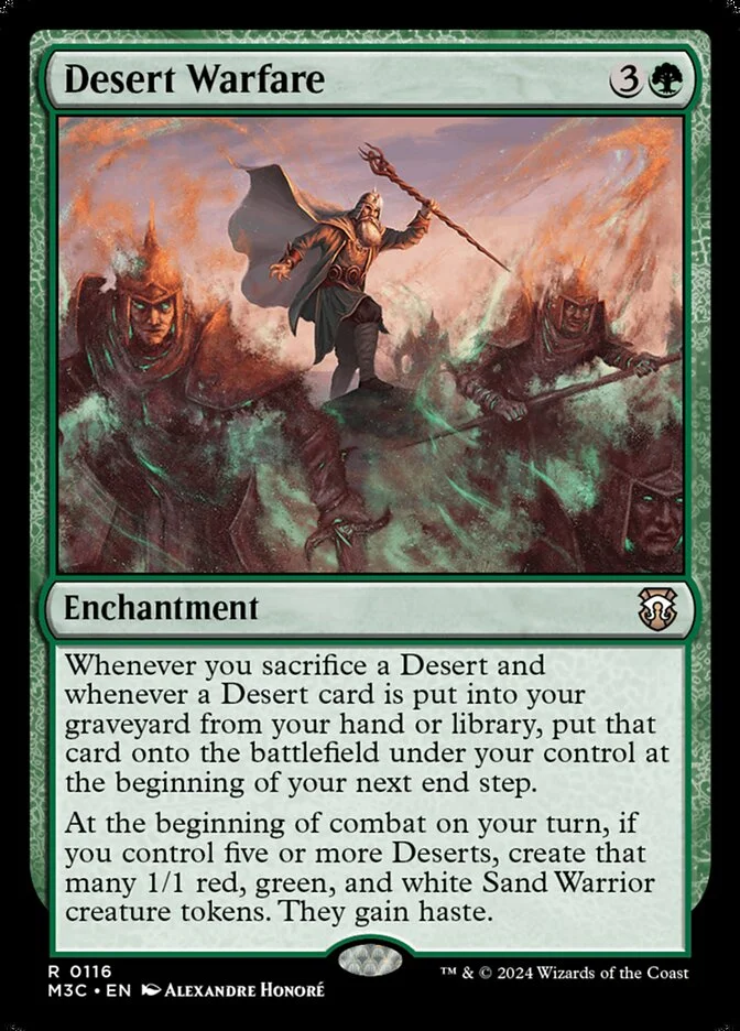 Desert Warfare (Modern Horizons 3 Commander) - Magic: The Gathering in TCG Land