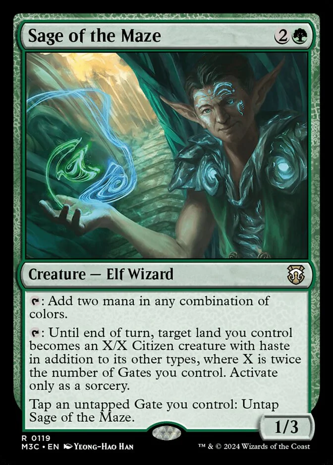 Sage of the Maze (Modern Horizons 3 Commander) - Magic: The Gathering in TCG Land