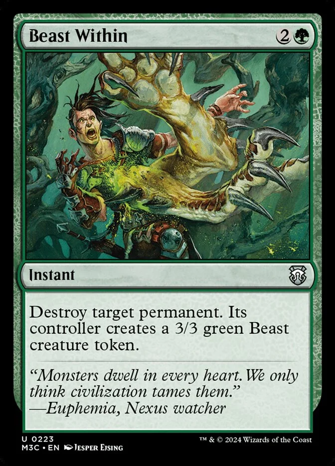 Beast Within (Modern Horizons 3 Commander) - Magic: The Gathering in TCG Land
