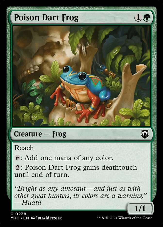 Poison Dart Frog (Modern Horizons 3 Commander) - Magic: The Gathering in TCG Land México