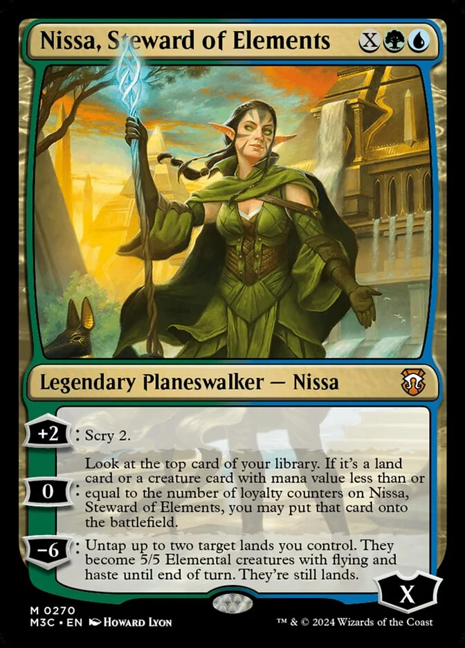 Nissa, Steward of Elements (Modern Horizons 3 Commander) - Magic: The Gathering in TCG Land