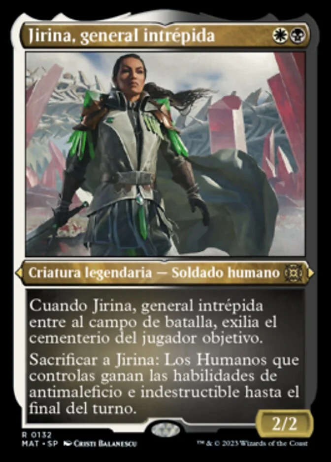 Jirina, general intrépida (March of the Machine: The Aftermath) - Magic: The Gathering in TCG Land México