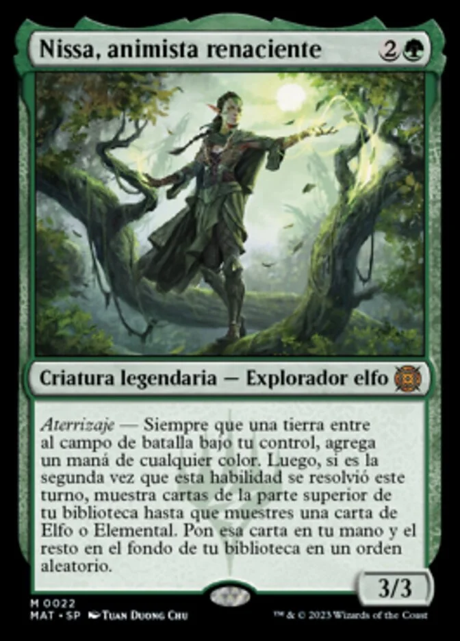 Nissa, animista renaciente (March of the Machine: The Aftermath) - Magic: The Gathering in TCG Land
