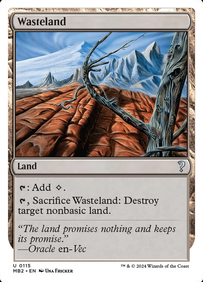 Wasteland (Mystery Booster 2) - Magic: The Gathering in TCG Land México
