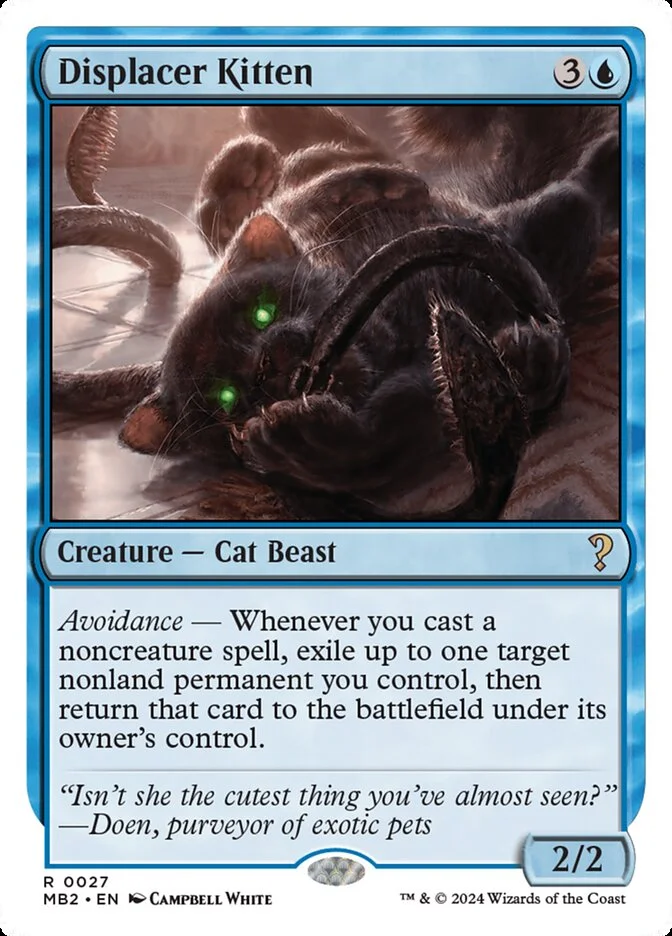 Displacer Kitten (Mystery Booster 2) - Magic: The Gathering in TCG Land