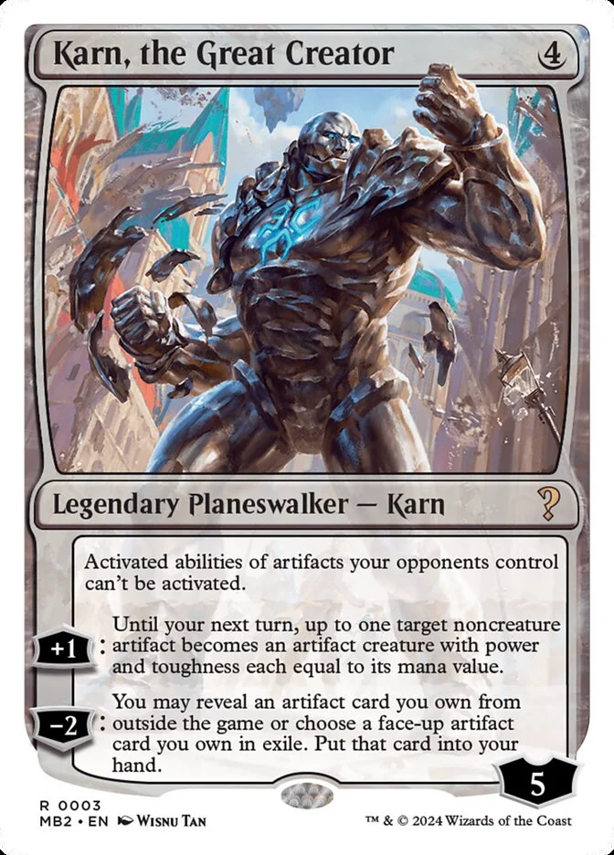 Karn, the Great Creator (Mystery Booster 2) - Magic: The Gathering in TCG Land México