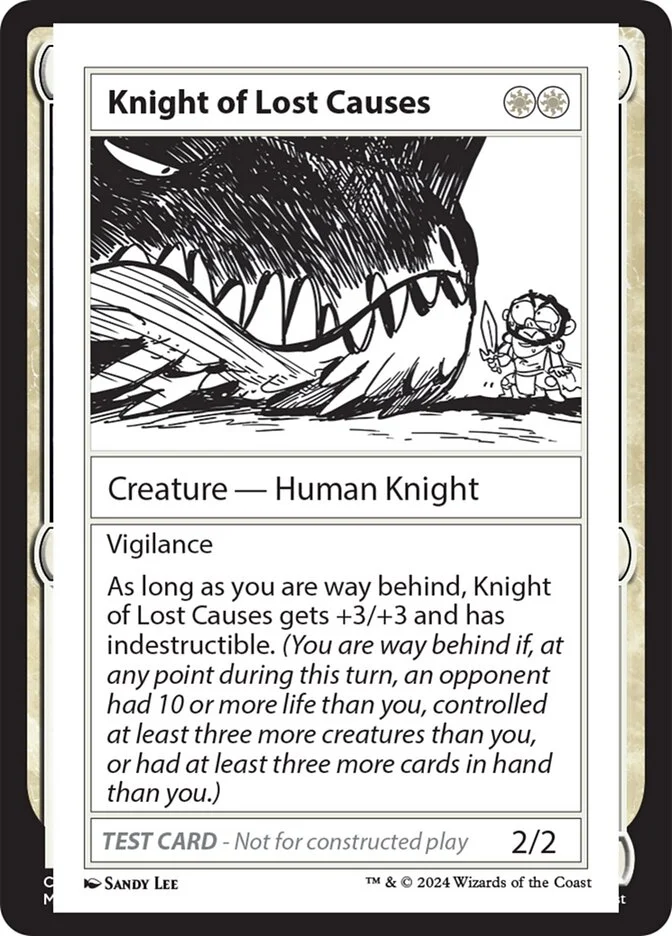 Knight of Lost Causes (Mystery Booster 2) - Magic: The Gathering in TCG Land