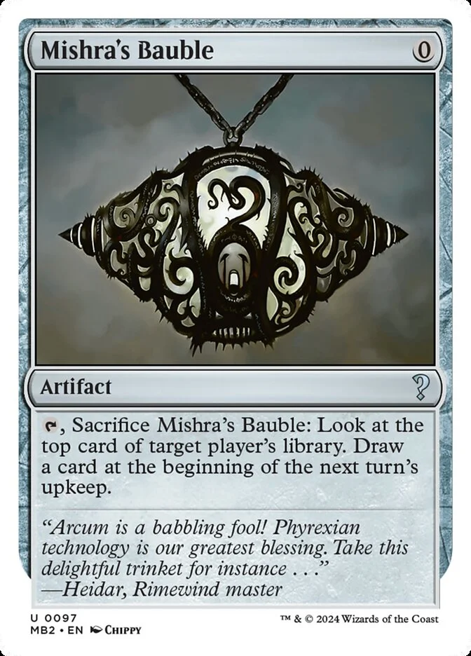 Mishra's Bauble (Mystery Booster 2) - Magic: The Gathering in TCG Land