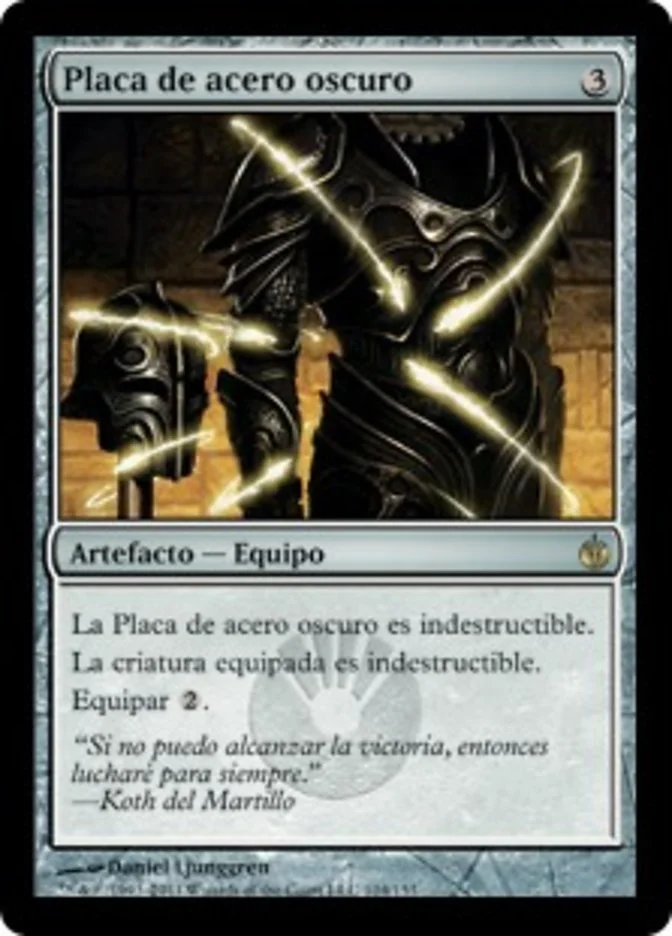 Placa de acero oscuro (Mirrodin Besieged) - Magic: The Gathering in TCG Land