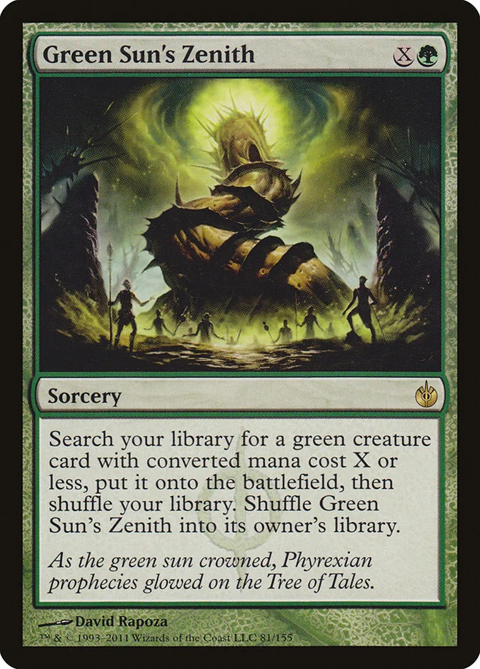 Green Sun's Zenith (Mirrodin Besieged) - Magic: The Gathering in TCG Land