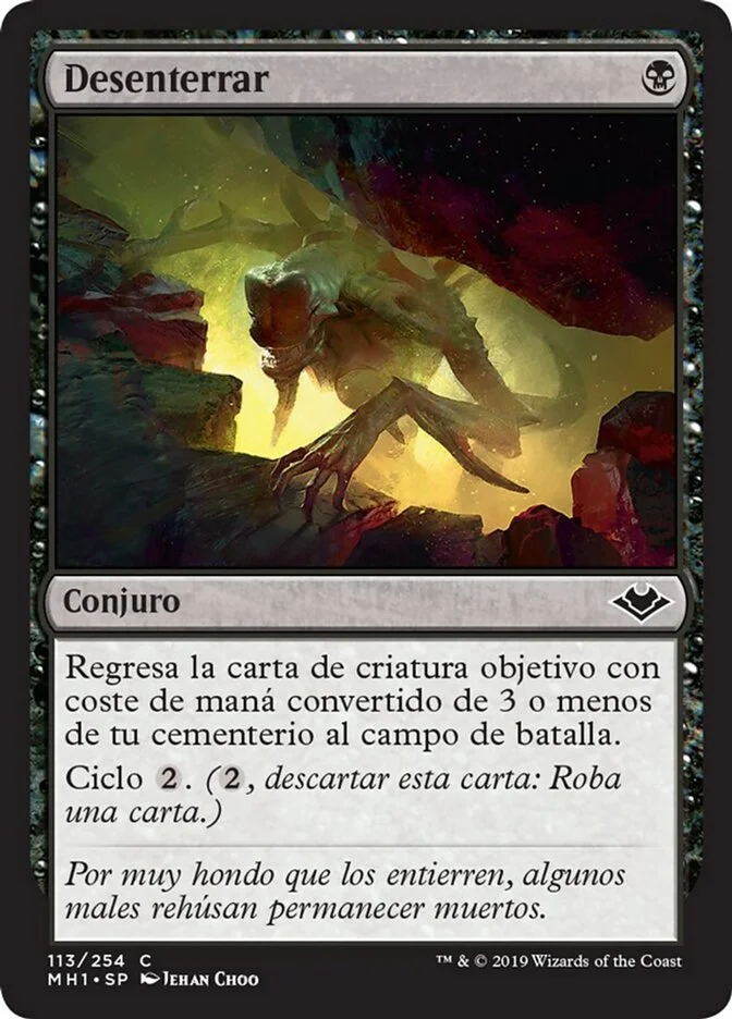 Desenterrar (Modern Horizons) - Magic: The Gathering in TCG Land México