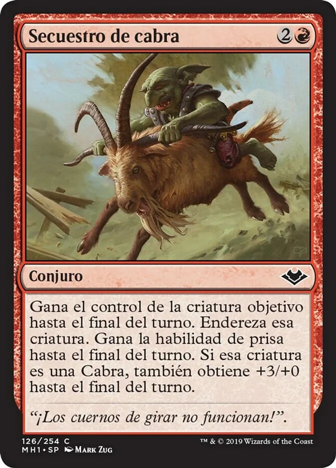 Secuestro de cabra (Modern Horizons) - Magic: The Gathering in TCG Land