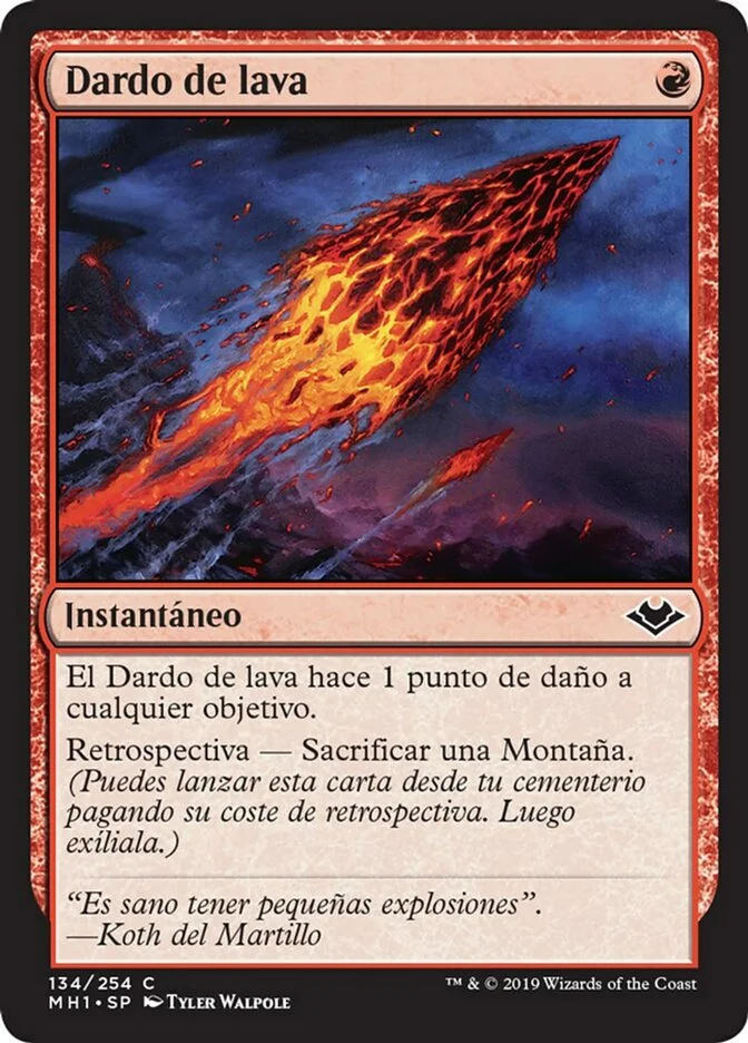 Dardo de lava (Modern Horizons) - Magic: The Gathering in TCG Land