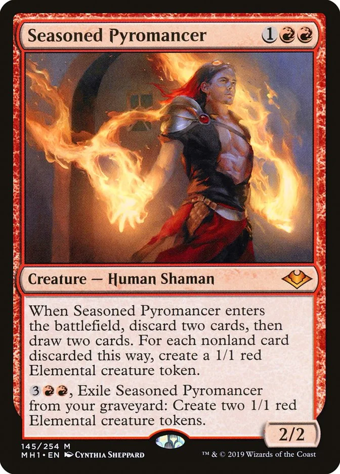 Seasoned Pyromancer (Modern Horizons) - Magic: The Gathering in TCG Land