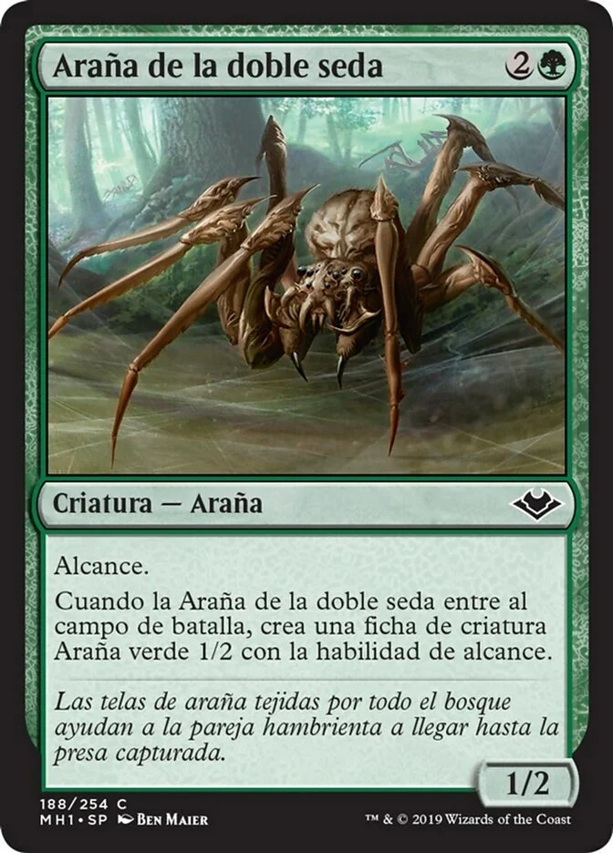Araña de la doble seda (Modern Horizons) - Magic: The Gathering in TCG Land México