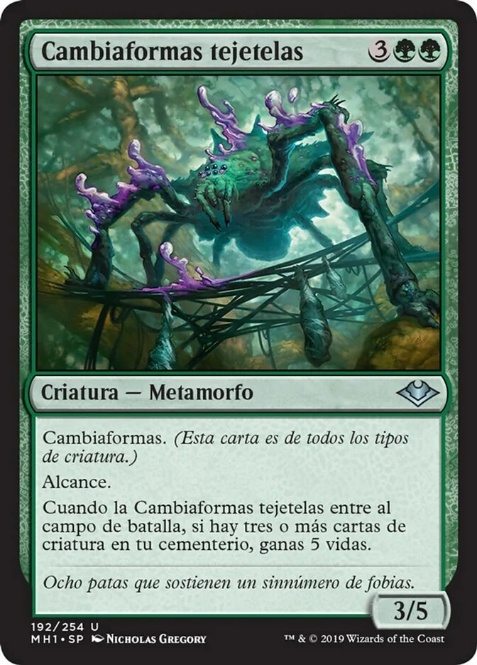 Cambiaformas tejetelas (Modern Horizons) - Magic: The Gathering in TCG Land México