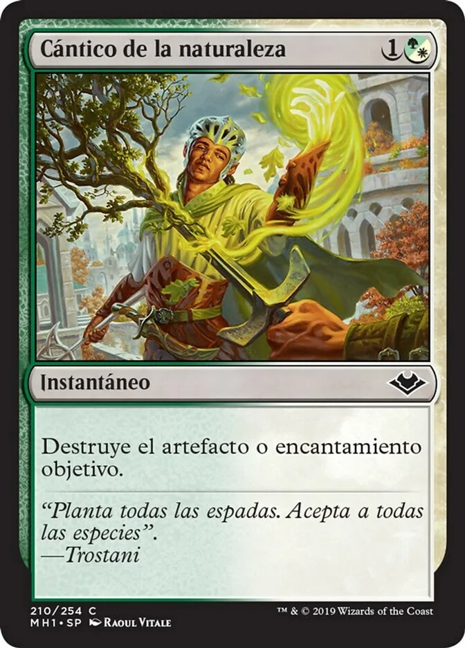 Cántico de la naturaleza (Modern Horizons) - Magic: The Gathering in TCG Land