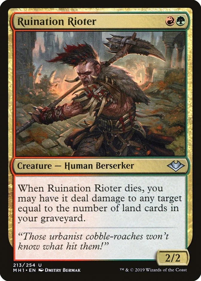 Ruination Rioter (Modern Horizons) - Magic: The Gathering in TCG Land