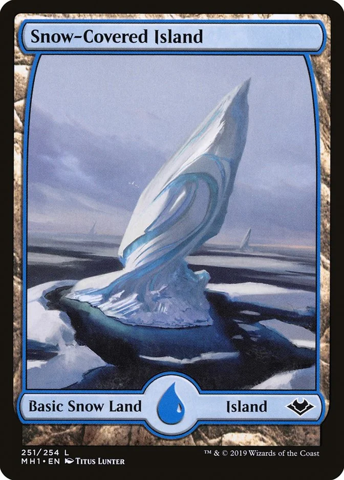 Snow-Covered Island (Modern Horizons) - Magic: The Gathering in TCG Land México