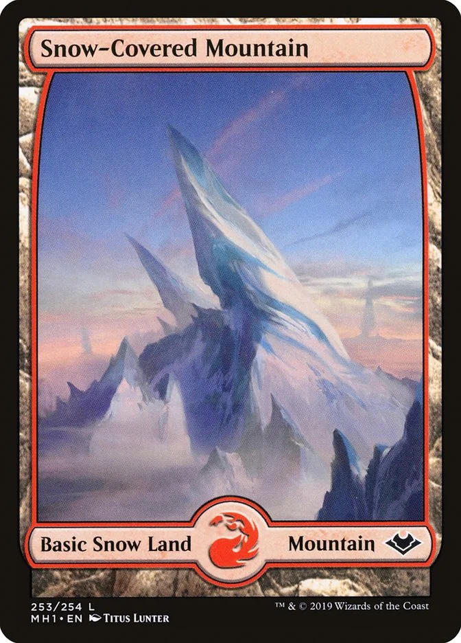 Snow-Covered Mountain (Modern Horizons) - Magic: The Gathering in TCG Land