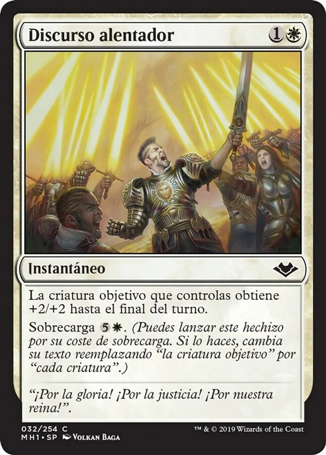 Discurso alentador (Modern Horizons) - Magic: The Gathering in TCG Land