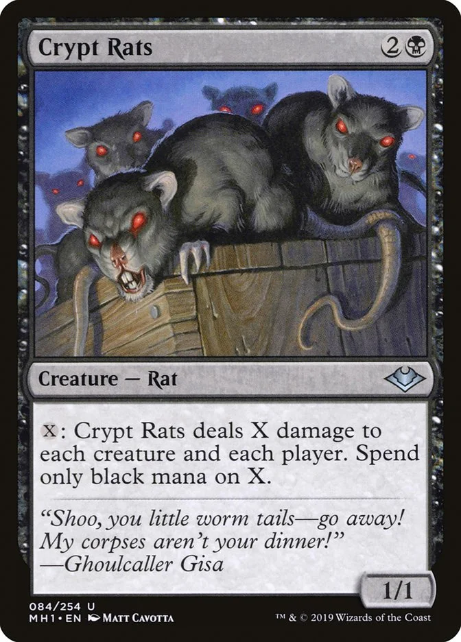 Crypt Rats (Modern Horizons) - Magic: The Gathering in TCG Land