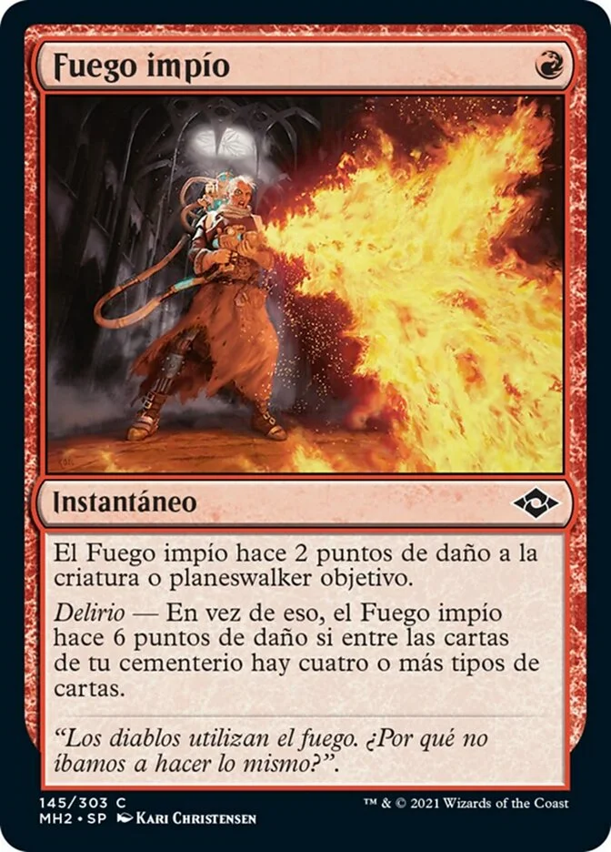 Fuego impío (Modern Horizons 2) - Magic: The Gathering in TCG Land México