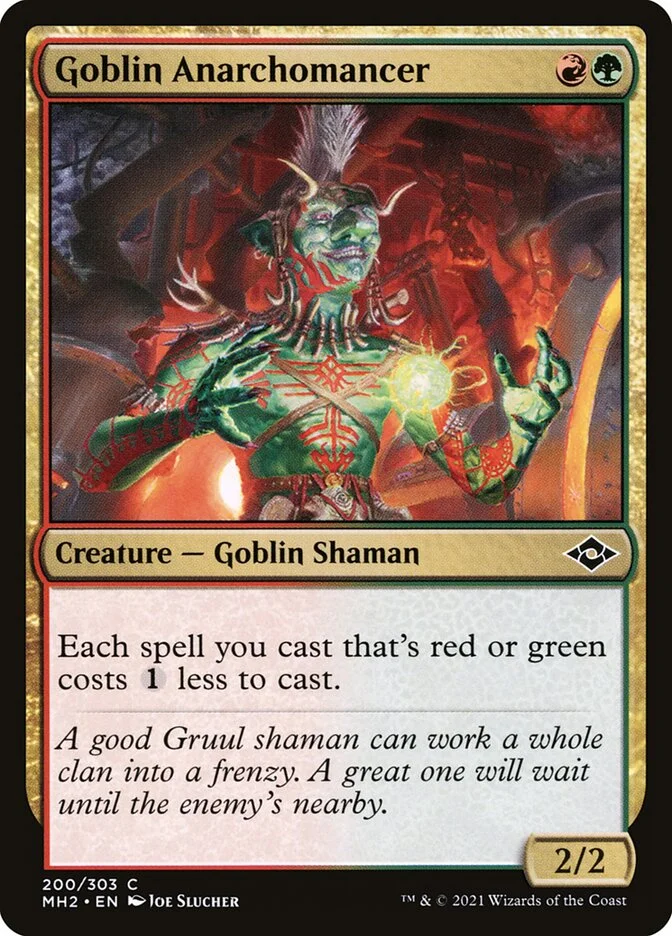 Goblin Anarchomancer (Modern Horizons 2) - Magic: The Gathering in TCG Land