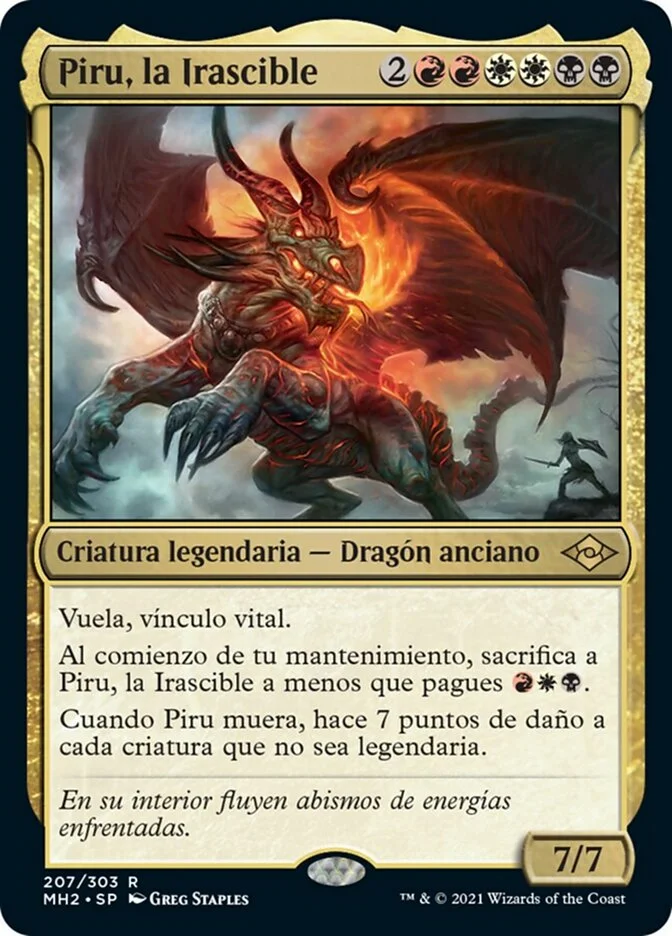 Piru, la Irascible (Modern Horizons 2) - Magic: The Gathering in TCG Land
