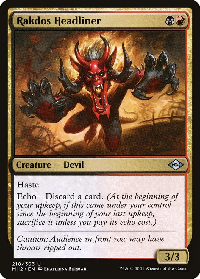 Rakdos Headliner (Modern Horizons 2) - Magic: The Gathering in TCG Land