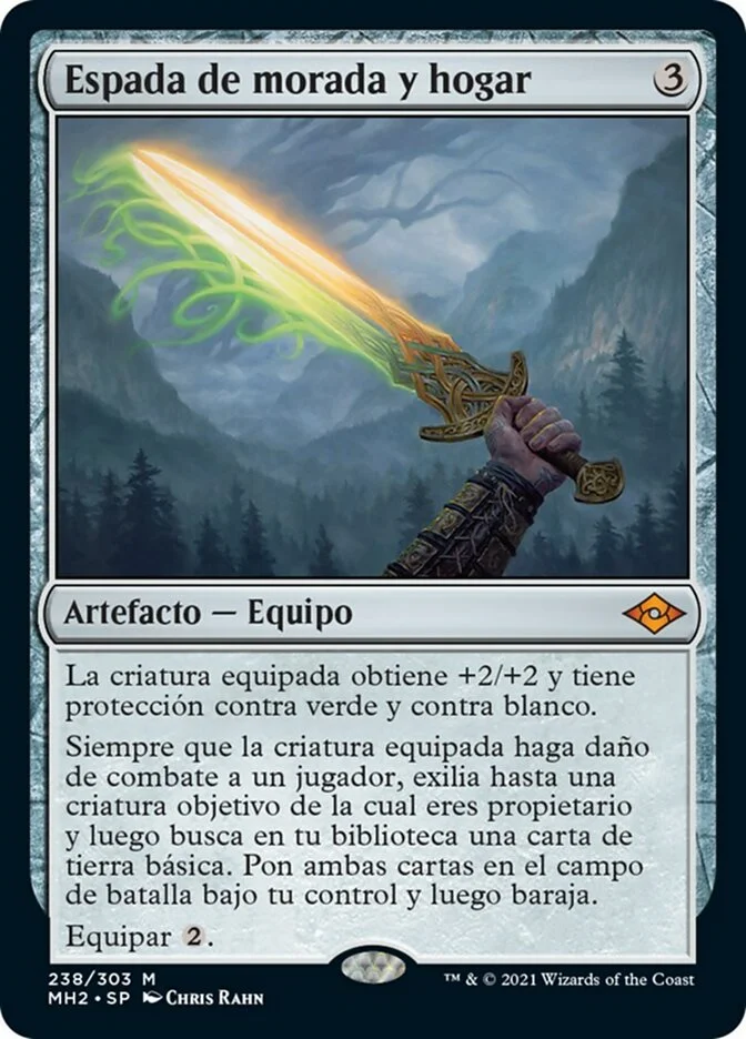 Espada de morada y hogar (Modern Horizons 2) - Magic: The Gathering in TCG Land