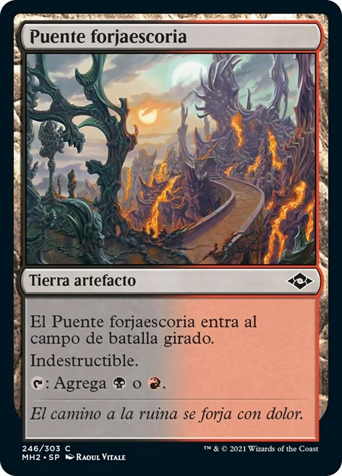 Puente forjaescoria (Modern Horizons 2) - Magic: The Gathering in TCG Land México