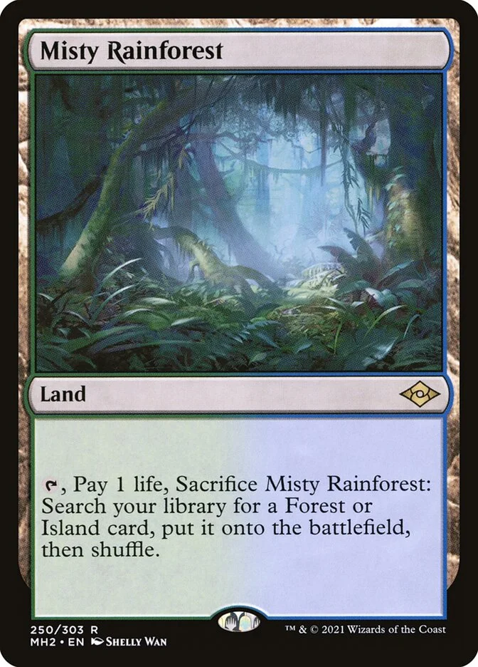 Misty Rainforest (Modern Horizons 2) - Magic: The Gathering in TCG Land